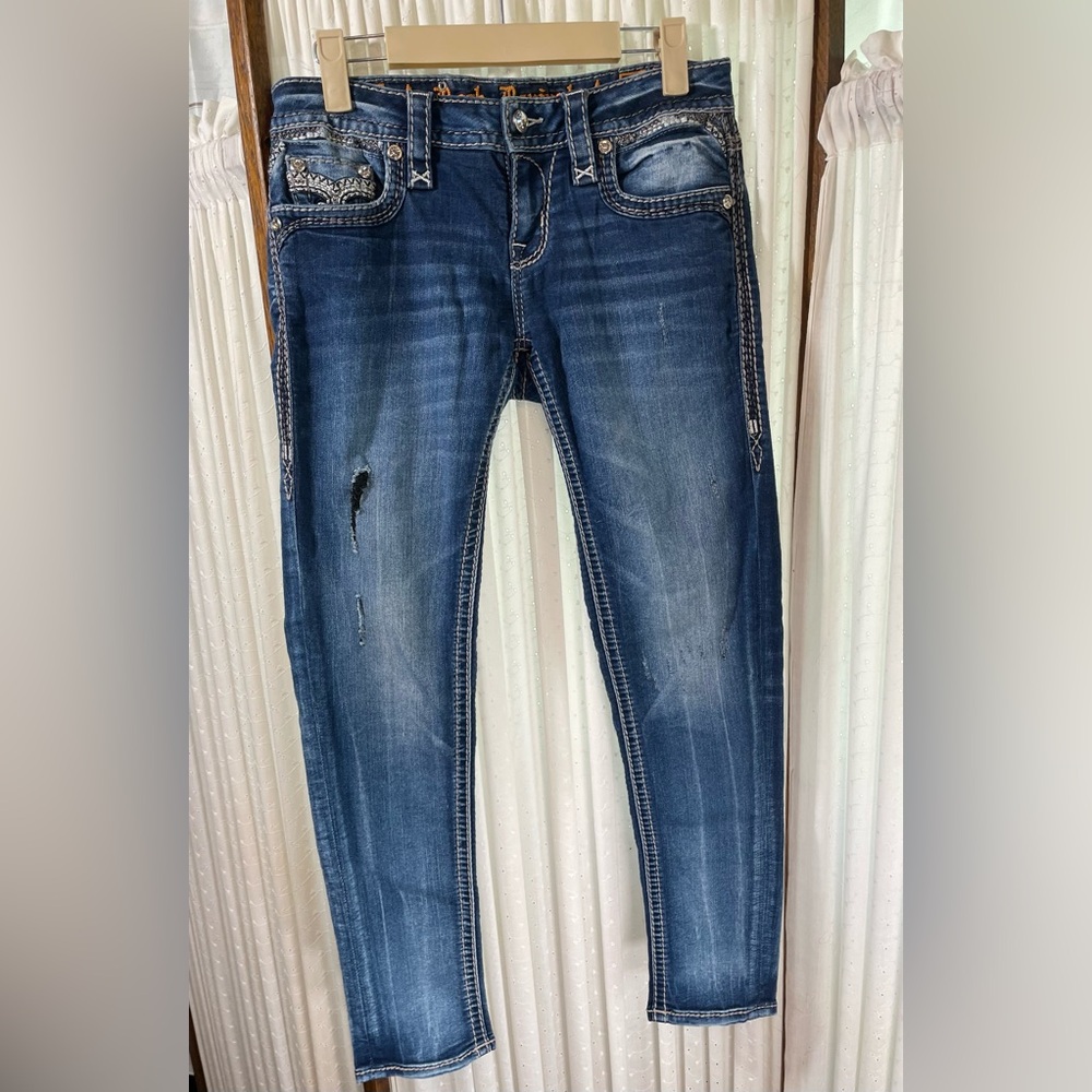 👖Rock Revival Size 26 Celinda Skinny Ankle Med Wash Jeans - Picture 2 of 16